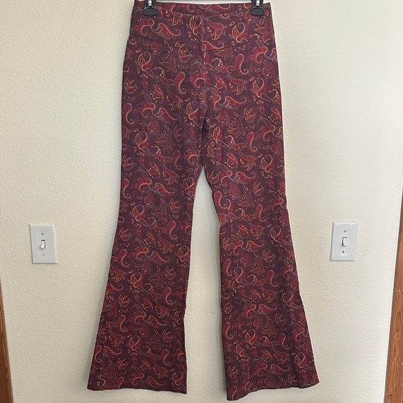 Vintage Bootcut Paisley Print Jeans